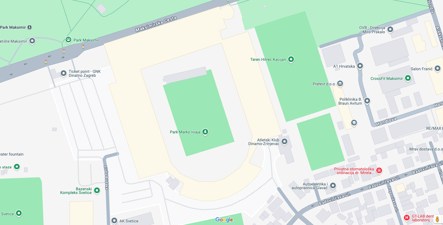 Marko Livaja park na Google Maps